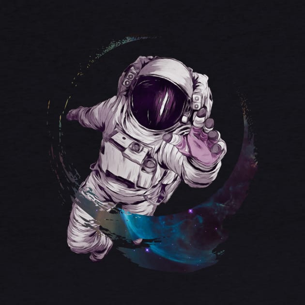 Astronaut Drawing - Space Lover by SpaceMonkeyLover